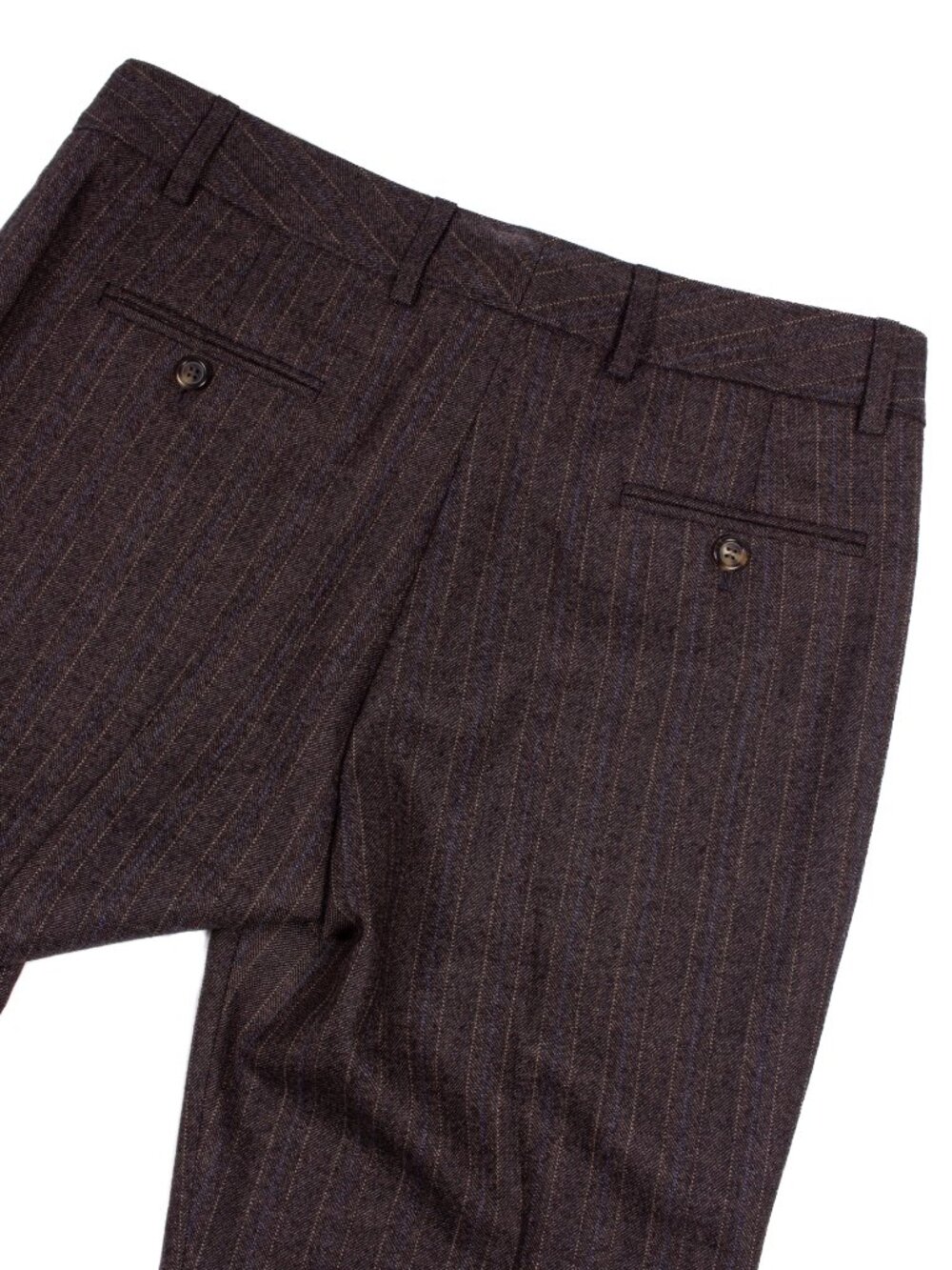 YVES SAINT LAURENT A/W 2011 Dark Grey Wool Pinstripe Pants - Picture 4 of 8